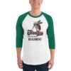 Skeets CUSTOM NAME 3/4 sleeve raglan shirt - Image 9