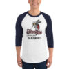 Skeets CUSTOM NAME 3/4 sleeve raglan shirt - Image 5