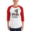 Skeets CUSTOM NAME 3/4 sleeve raglan shirt - Image 7