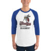 Skeets CUSTOM NAME 3/4 sleeve raglan shirt - Image 6