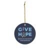 INADcure Give Hope Ceramic Ornament, 2 Shapes