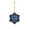 INADcure Give Hope Ceramic Ornament, 2 Shapes - Image 4