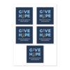 INADcure Give Hope Sticker sheet