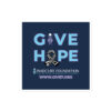 INADcure Give Hope Navy Bubble-free stickers - Image 3