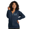 INADcure Give Hope Front and Back Print Unisex heavy blend zip hoodie - Image 2