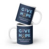 INADcure Give Hope White glossy mug