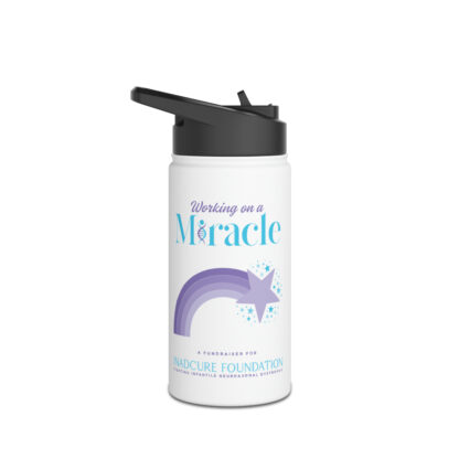 INADcure Miracle Shooting Star Front and Back Print Stainless Steel Water Bottle, Standard Lid - Image 10