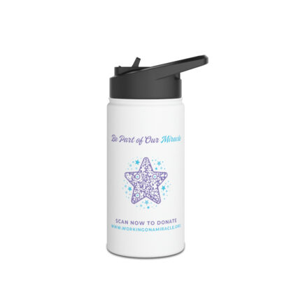 INADcure Miracle Shooting Star Front and Back Print Stainless Steel Water Bottle, Standard Lid - Image 11