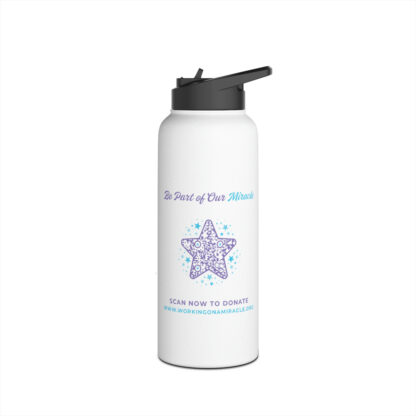 INADcure Miracle Shooting Star Front and Back Print Stainless Steel Water Bottle, Standard Lid - Image 4