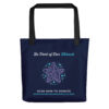INADcure Miracle Purple Shooting Star Front and Back Print Tote bag - Image 2