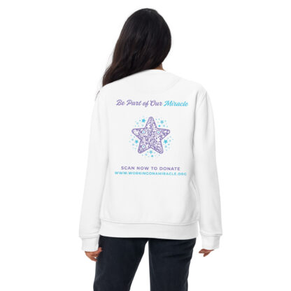 INADcure Miracle Purple Shooting Star Front and Back Unisex Premium Sweatshirt - Image 5