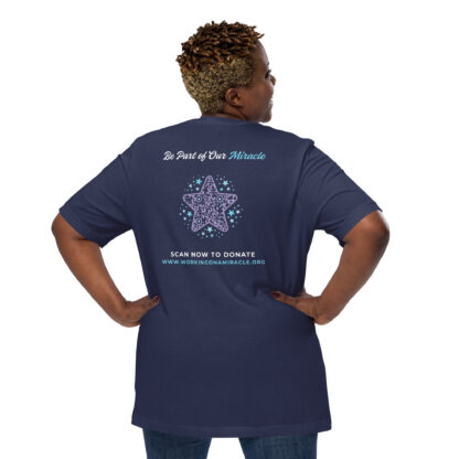 INADcure Miracle Purple Microscope Front and Back Unisex t-shirt - Image 2