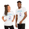 INADcure Miracle Purple Microscope Front and Back Unisex t-shirt - Image 3