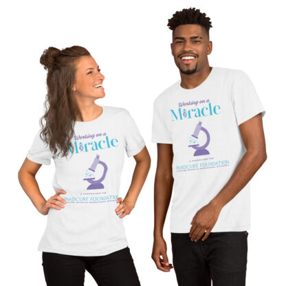 INADcure Miracle Purple Microscope Front and Back Unisex t-shirt - Image 3