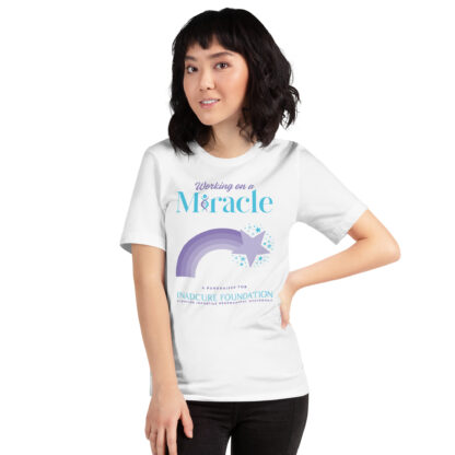 INADcure Miracle Purple Shooting Star Front and Back Unisex t-shirt - Image 4