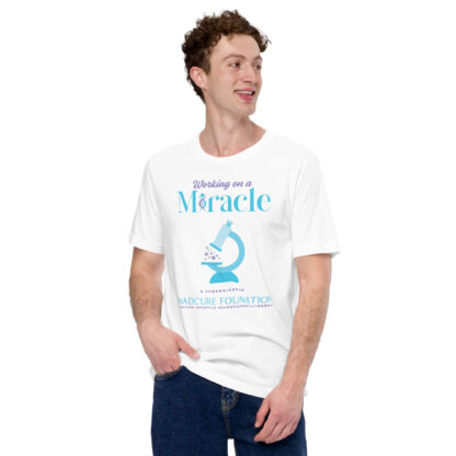 INADcure Miracle Blue Microscope Front and Back Print Unisex t-shirt - Image 4