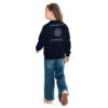 INADcure Miracle Blue Shooting Star Front and Back Youth crewneck sweatshirt - Image 2
