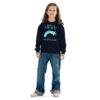 INADcure Miracle Blue Shooting Star Front and Back Youth crewneck sweatshirt