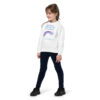 INADcure CUSTOM NAME Miracle Purple Shooting Star Front and Back Youth Youth crewneck sweatshirt - Image 3