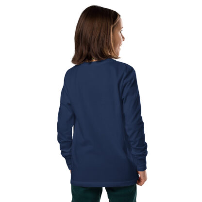 INADcure Miracle Blue Hourglass Youth long sleeve tee - Image 3