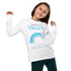 INADcure Miracle Blue Shooting Star Front and Back Youth long sleeve tee - Image 4