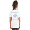 INADcure CUSTOM NAME Miracle Purple Shooting Star Front and Back Youth Short Sleeve T-Shirt - Image 4