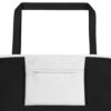 INADcure Miracle Blue Shooting Star Front and Back Print White Large Tote Bag - Image 3