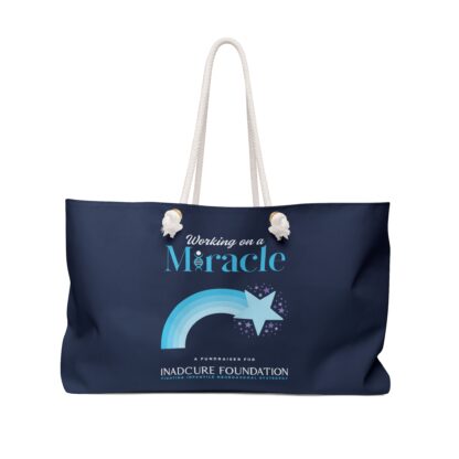 INADcure Miracle Blue Shooting Star (Front and Back Print) Weekender Bag