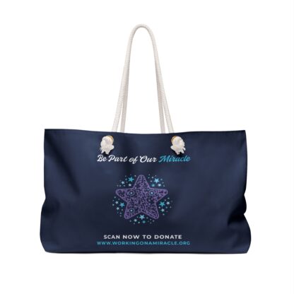 INADcure Miracle Blue Shooting Star (Front and Back Print) Weekender Bag - Image 2