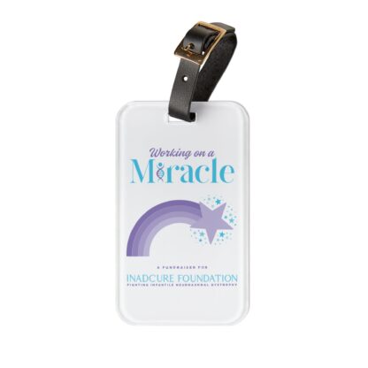 INADcure Miracle Purple Shooting Star Luggage Tag