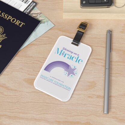 INADcure Miracle Purple Shooting Star Luggage Tag - Image 4