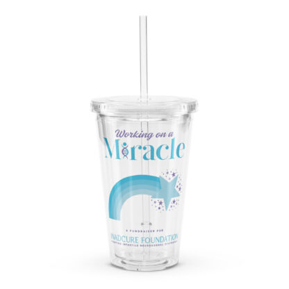 INADcure Miracle Blue Shooting Star Clear plastic tumbler