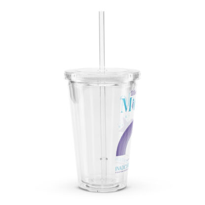 INADcure Miracle Purple Shooting Star Clear plastic tumbler - Image 3