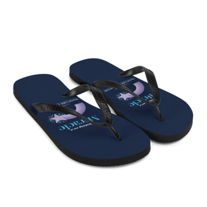 INADcure Miracle Purple Shooting Star Flip-Flops