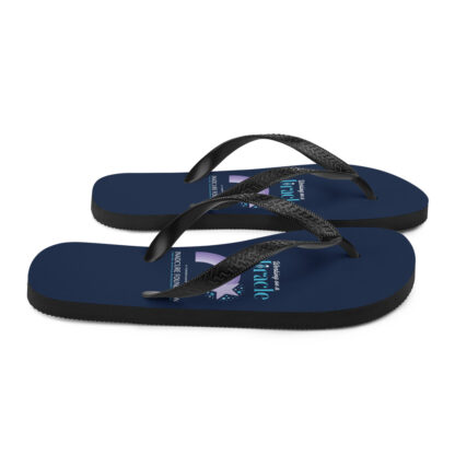 INADcure Miracle Purple Shooting Star Flip-Flops - Image 7