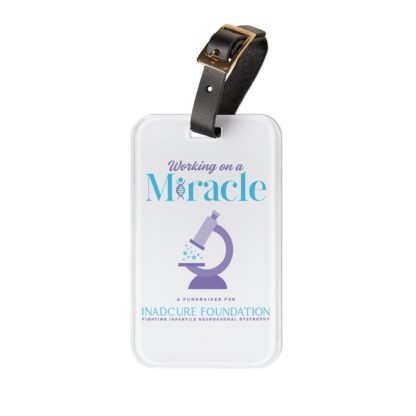 INADcure Miracle Purple Microscope Luggage Tag