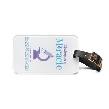 INADcure Miracle Purple Microscope Luggage Tag - Image 2