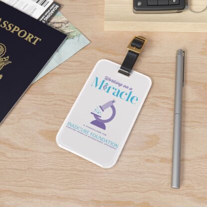 INADcure Miracle Purple Microscope Luggage Tag - Image 4