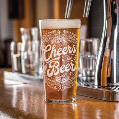 Custom Pint Glass Wraparound Print