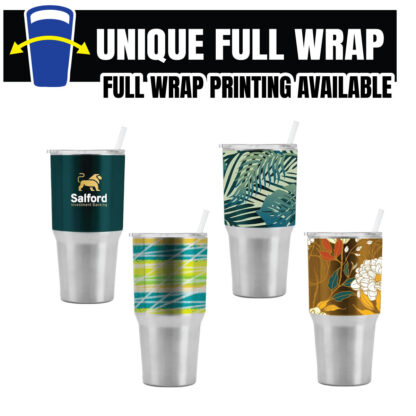 Custom Travel Tumbler Full Wraparound Print