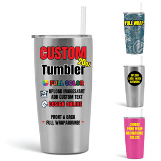 Custom Tumbler 20oz Stainless Steel