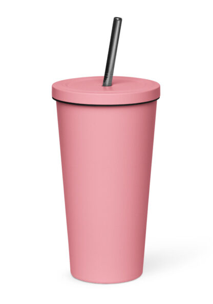 Custom Insulated Tumbler with a Straw - Image 11