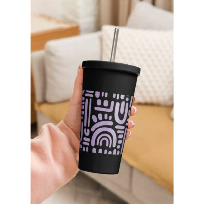 Custom Insulated Tumbler with a Straw - Image 6