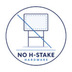 No – Sign Only (no stakes included)