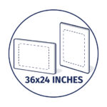 36x24 Inches